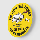 IN GOTT VERTRAUEN WIR GROßE WANDUHR (Winkel)