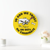 IN GOTT VERTRAUEN WIR GROßE WANDUHR (Zuhause)