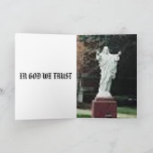IN GOTT VERTRAUEN WIR KARTE (Innenseite)