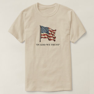 In Gott vertrauen wir USA Patriotisch  T-Shirt