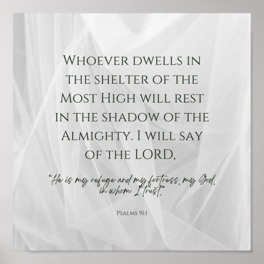 In Gott werde ich ihm vertrauen. Poster (Vorne)