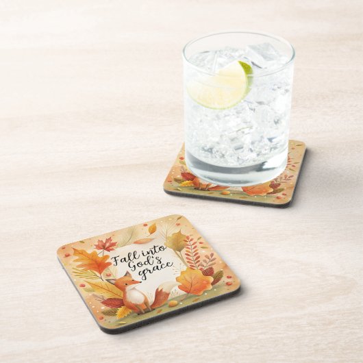 In Gottes Gnade fallen Getränkeuntersetzer (Rechte Seite)