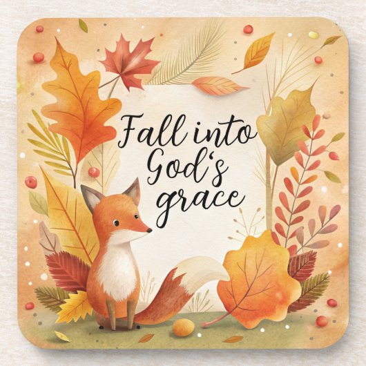 In Gottes Gnade fallen Getränkeuntersetzer (Vorderseite)