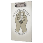 In Gottes Händen Klemmbrett (Links)