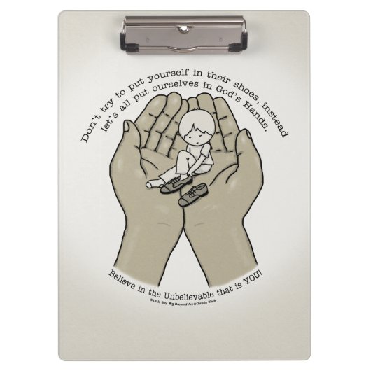 In Gottes Händen Klemmbrett (Vorderseite)