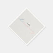 in Gottes Liebe Hochzeit von Napkins Serviette (Ecke)