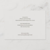 in Gottes Liebe Hochzeitkarte Begleitkarte (Rückseite)