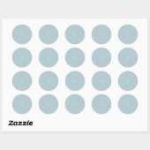 in Gottes Liebe Wedding Classic Round Sticker (Blatt)