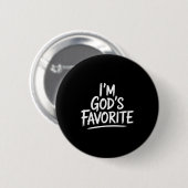 In Gottes Lieblings-Christlicher Religionskirche  Button (Vorne & Hinten)