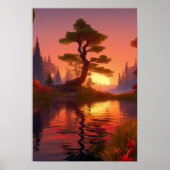 In Grace, majestätischer Baum Poster (Vorne)