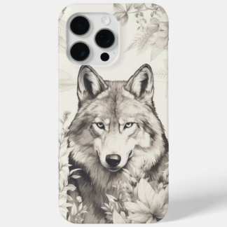 In Grays Silent Guardian Wolf Case-Mate iPhone Hülle