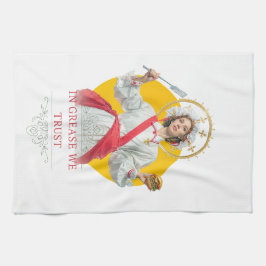 In Grease We Trust. Saint of the Kitchen  Geschirrtuch