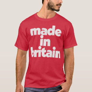 In Großbritannien hergestelltes Design im verblass T-Shirt