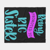 In große Schwester befördert werden Fleecedecke (Vorderseite (Horizontal))