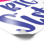 In große Schwester befördert werden Fotodruck (Ecke)