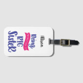 In große Schwester befördert werden Gepäckanhänger (Vorderseite (Horizontal))