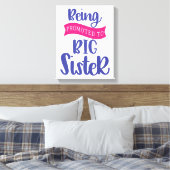 In große Schwester befördert werden Leinwanddruck (Insitu (Schlafzimmer))