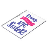 In große Schwester befördert werden Notizblock (Linke Seite)