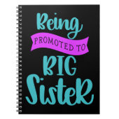 In große Schwester befördert werden Notizblock (Vorderseite)