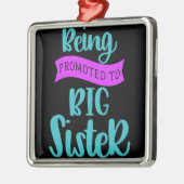 In große Schwester befördert werden Ornament Aus Metall (Links)