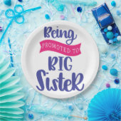 In große Schwester befördert werden Pappteller (Party)