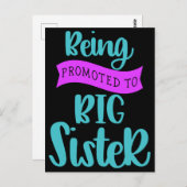 In große Schwester befördert werden Postkarte (Vorne/Hinten)