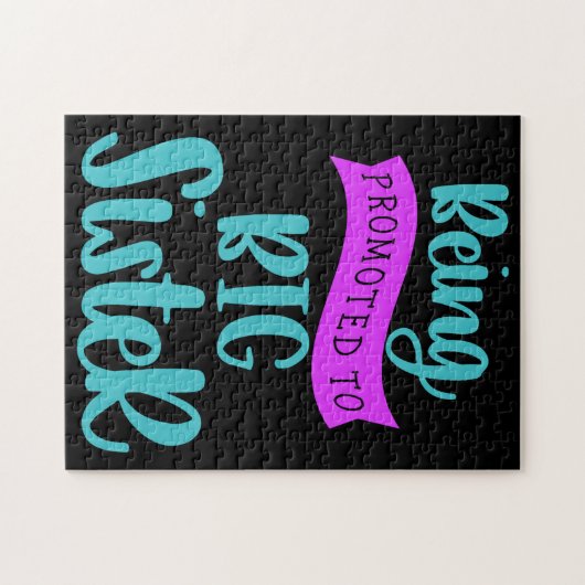 In große Schwester befördert werden Puzzle (Horizontal)