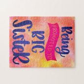 In große Schwester befördert werden Puzzle (Horizontal)