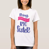 In große Schwester befördert werden T-Shirt (Vorderseite)