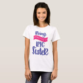 In große Schwester befördert werden T-Shirt (Vorne ganz)