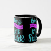 In große Schwester befördert werden Tasse (VorderseiteRechts)