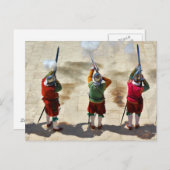 In Guardia Re-Enactment 2015 in St Elmo Valletta Postkarte (Vorne/Hinten)