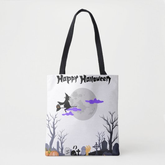 In Halloween atmosphere of horror and magic Tasche (Vorderseite)
