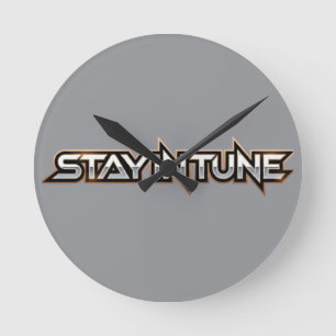 In Harmonie bleiben - Text Runde Wanduhr