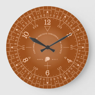 In Harmonie mit der Wahrheit Große Wanduhr
