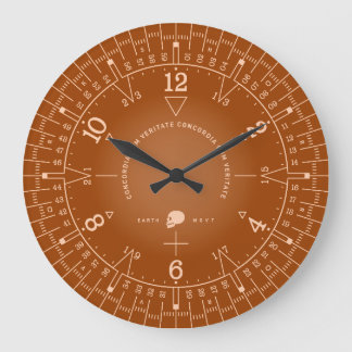 In Harmonie mit der Wahrheit Große Wanduhr