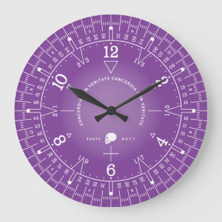 In Harmonie mit der Wahrheit Große Wanduhr