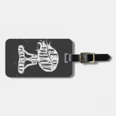 In Harmonie mit Ihnen sein Gepäckanhänger (Vorderseite horizontal)