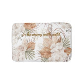 In Harmony with the Wild Bath Mat | Boho Bathroom Badematte (Vorderseite)