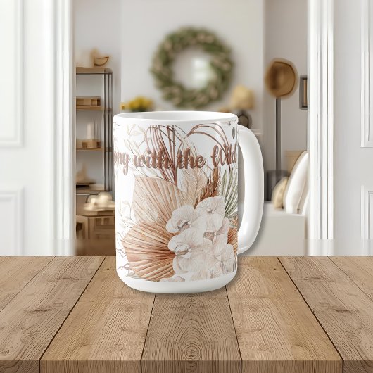 In Harmony with the Wild Mug | Boho Ceramic Cup Kaffeetasse