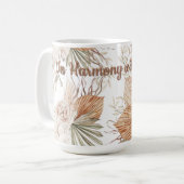 In Harmony with the Wild Mug | Boho Ceramic Cup Kaffeetasse (Vorderseite Links)