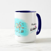 In Hawaii hergestellter Becher Tasse (VorderseiteRechts)