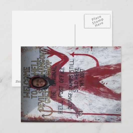 In Hell Postcard Postkarte (Vorne/Hinten)