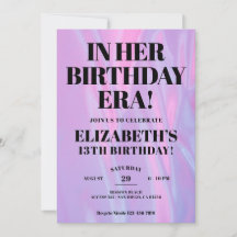 In Her Birthday Era Any Age Eras Birthday Party