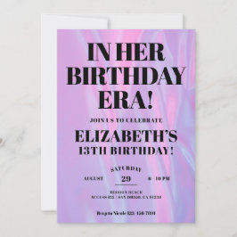 In Her Birthday Era Any Age Eras Birthday Party Einladung