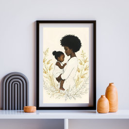 In Her Silence, He Finds Safety Poster