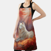 In Herbstleaves Inspiriert Samoyed Schürze (InSitu)