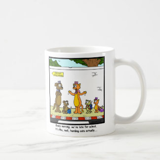 In Herden leben der Katzen Kaffeetasse