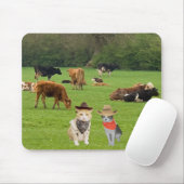 In Herden leben der Katzen Mousepad (Mit Mouse)