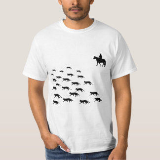 In Herden leben der Katzen T-Shirt